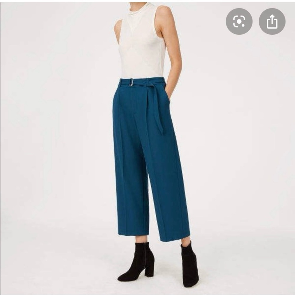 Teal Women's Cropped Pants
